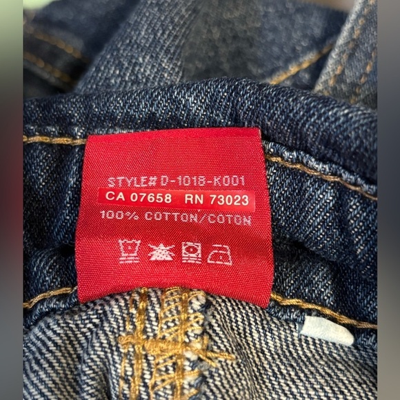 Dickies Blue Denim Mini Dress - Picture 6 of 6